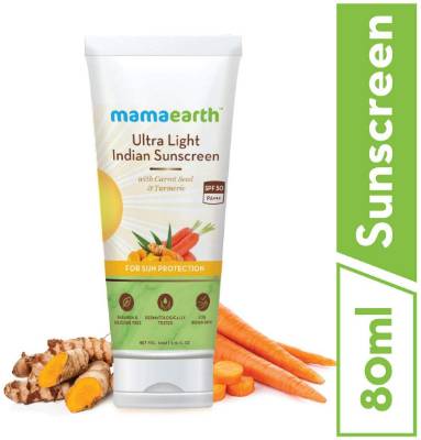 Picture of Mamaearth Ultra Light Indian Sunscreen SPF50 PA+++, 80ml