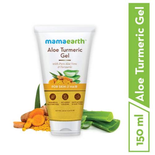 Picture of Mamaearth Aloe Turmeric Gel for Skin & Hair 150ml