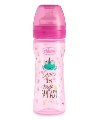 Picture of Chicco Feed.Bottle Wb Fantastic Love 250ml Sil