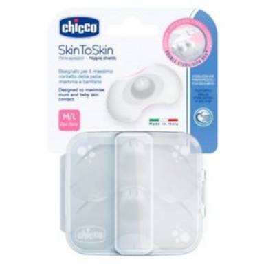 Picture of Chicco New Nipple Shields Silicone - S-M