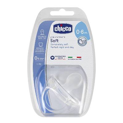 Picture of Chicco Soother Ph.Soft Neut Sil 0-6M 1Pc