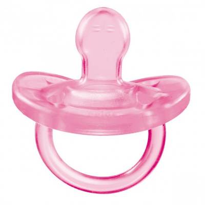 Picture of Chicco Soother Ph.Soft Pink Sil 0-6M 1Pc B