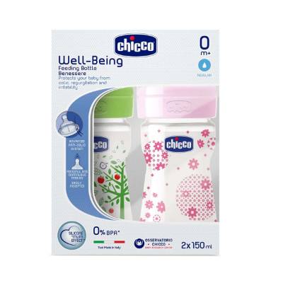 Picture of Chicco Wellbeing Biapack 150ml Pink&Green