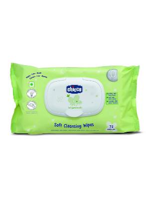 Picture of Chicco Wipes 72 Pcs With Fliptop (Baby Moments - India)