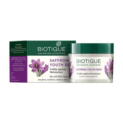 Picture of Biotique Bio Saffron Youth Dew Ageless Face & Body Cream 50gm