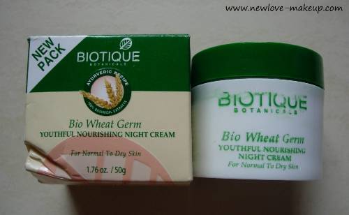 Picture of Biotique Bio Wheatgerm Youthful Nourishing Night Cream 50gm