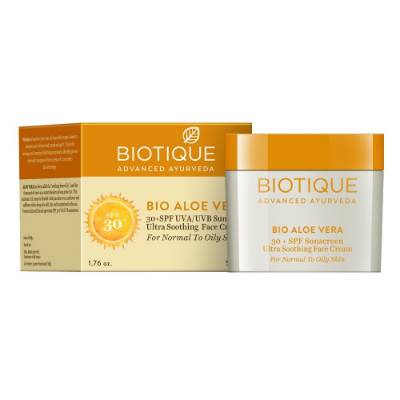 Picture of Biotique Bio Aloe Vera 30 SPF Sunscreen Cream 50gm