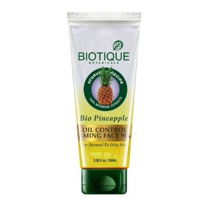 Picture of Biotique Bio Pine Apple Oil Balancing Face Wash 100ml