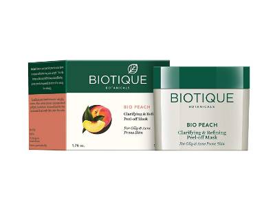 Picture of Biotique Bio Peach clarifying & Refining Peel-off mask 50gm