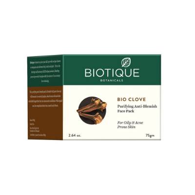 Picture of Biotique Bio Clove Purifying Face Pack for oily & acne Prone Skin 75gm