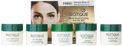 Picture of Biotique Bio Skin Tightening Facial Kit Give Youthful Glow 75gm