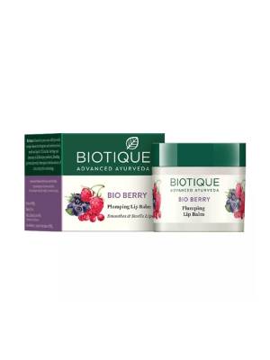 Picture of Biotique Bio Berry PLUMPING LIP BALM smoothes Swells lips 12gm