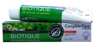 Picture of Biotique Bio Micro Clove Action Tooth Paste for complete care Cream 140gm