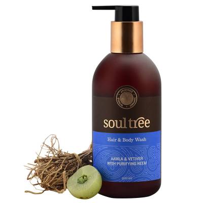 Picture of SoulTree Hair & Body Wash - Amla & Vetiver 300ml