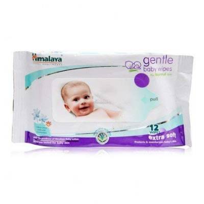 Picture of Himalaya Gentle Baby Wipes 12 Pieces