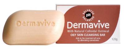 Picture of Dermavive Oily Skin Cleansing Bar 120gm