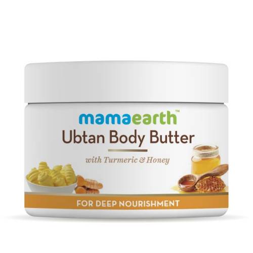 Picture of Mamaearth Ubtan Body Butter, For Dry Skin, With Turmeric & Honey, For Deep Nourishment - 200g