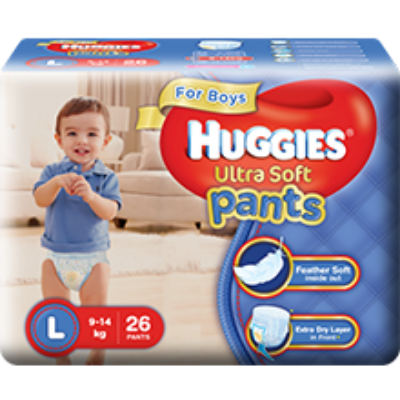 Picture of Huggies Wonder Pants Ultra Soft L(Boys) 26