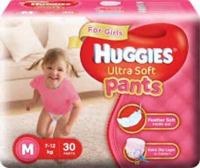 Picture of Huggies Wonder Pants Ultra Soft M(Girls) 30