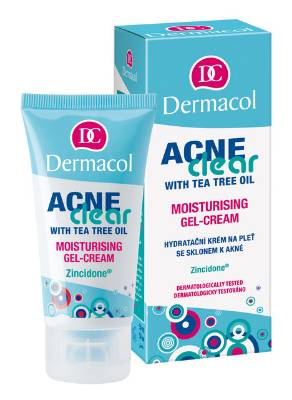 Picture of Dermacol Acne Clear With Tea Tree Oil Moisturizing Gel Cream