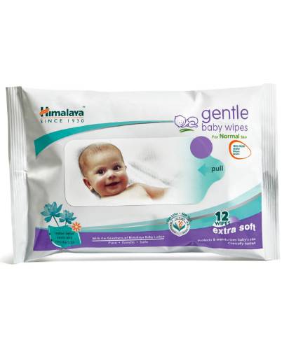 Picture of Himalaya Baby Wipes Small 12Pcs