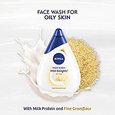 Picture of Nivea Milk Del Face Wash Gram Flour 100ml