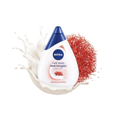 Picture of Nivea Milk Del Face Wash Safron 100ml