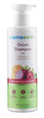 Picture of Mamaearth Onion Shampoo for Hair Growth and Hair Fall Control with Onion Oil and Plant Keratin 400ml