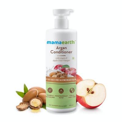 Picture of Mamaearth Argan Conditioner with Argan & Apple Cider Vinegar for Frizz-Free and Stronger Hair - 250ml