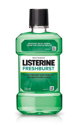 Picture of Listerine Fresh Burst Mouthwash - 250ml