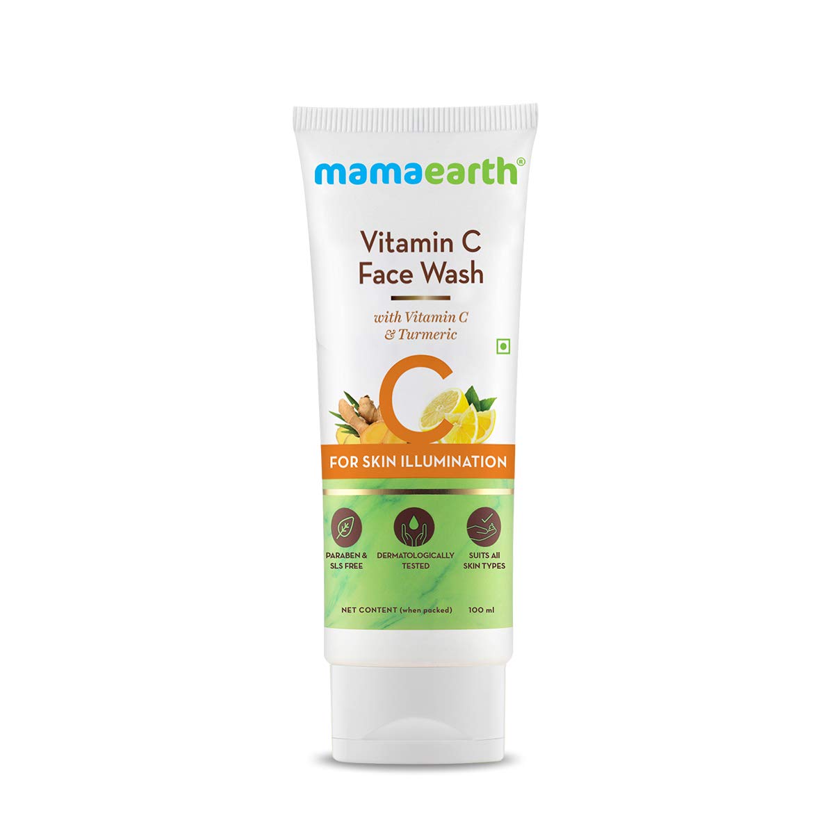 Picture of Mamaearth Vitamin C Face Wash With Vitamin C &amp; Turmeric for Skin Illumination - 100g
