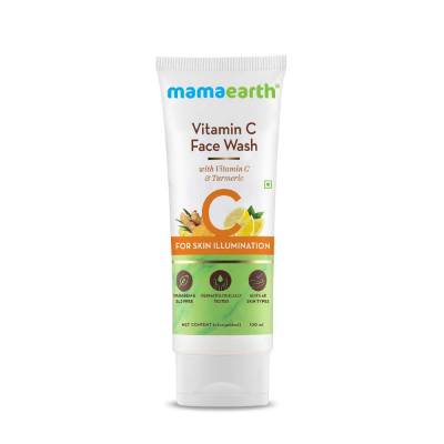 Picture of Mamaearth Vitamin C Face Wash With Vitamin C & Turmeric for Skin Illumination - 100g