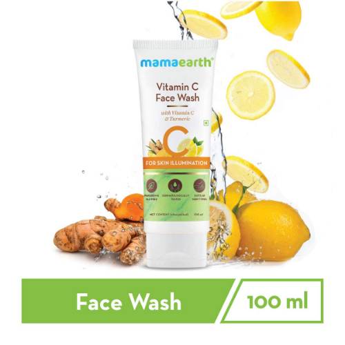 Picture of Mamaearth Vitamin C Face Wash With Vitamin C &amp; Turmeric for Skin Illumination - 100g