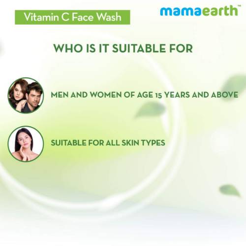 Picture of Mamaearth Vitamin C Face Wash With Vitamin C &amp; Turmeric for Skin Illumination - 100g
