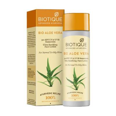 Picture of Biotique Bio Aloe Vera 30 SPF Sunscreen Cream 120ml