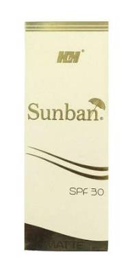 Picture of Sunban Matte Gel SPF 30 75gm