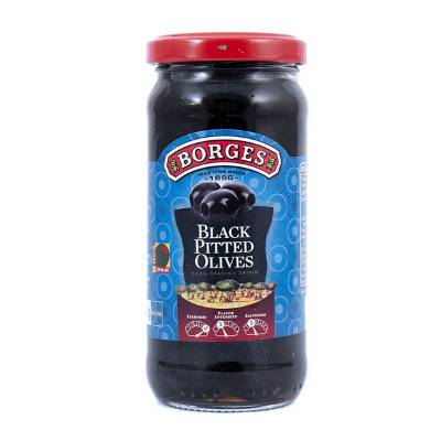 Picture of Borges Black Pitted Olives - 160gm