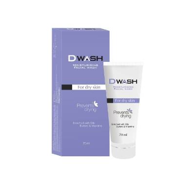 Picture of D Wash Moisturizing Facial Wash For Dry Skin 70ml