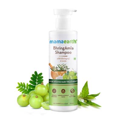 Picture of Mamaearth BhringAmla Shampoo with Bhringraj & Amla for Intense Hair Treatment - 250ml