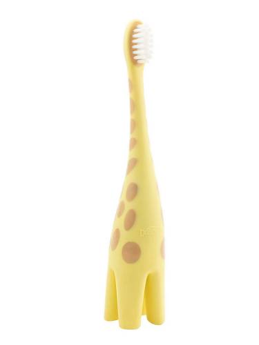 Picture of Dr. Brown's 1-Pack Infant-to-Toddler Toothbrush Giraffe, Yellow