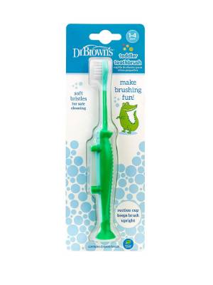 Picture of Dr. Brown's 1-Pack Toothbrush Crocodile, Green