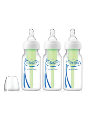 Picture of Dr. Brown's 4 oz / 120ml PP Narrow-Neck Baby Bottle, 3-Pack