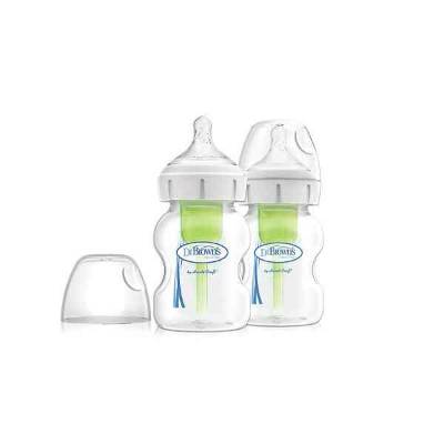 Picture of Dr. Brown's 5 oz / 150ml PP Wide-Neck "Options" Baby Bottle, 2-Pack