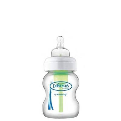 Picture of Dr. Brown's 5 oz / 150ml Options+ Wide-Neck Bottle, Glass, Single