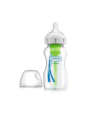 Picture of Dr. Brown's 9 oz / 270ml Options+ Wide-Neck Bottle, Glass, Single