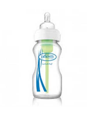 Picture of Dr. Brown's 9 oz / 270ml Options+ Wide-Neck Bottle, PP, BLUE, 1-Pack