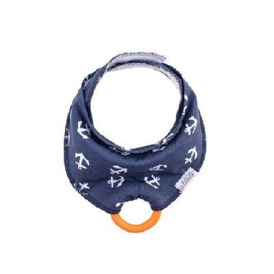 Picture of Dr. Brown's Bandana Bib w/ Teether, Anchors, Single