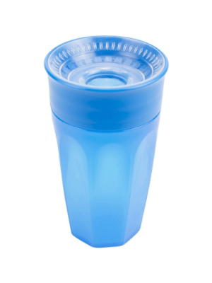 Picture of Dr. Brown's Cheers 360 Cup, 10 oz/300ml, Blue, 1 pack