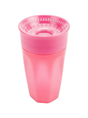 Picture of Dr. Brown's Cheers 360 Cup, 10 oz/300ml, Pink, 1 pack