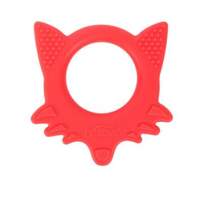 Picture of Dr. Brown's Flexees Friends Fox Teether - Red